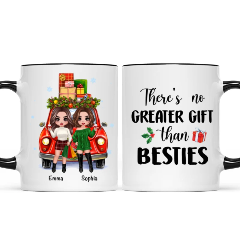 Christmas Gift Car Best Friends Sisters Personalized Mug - Image 3