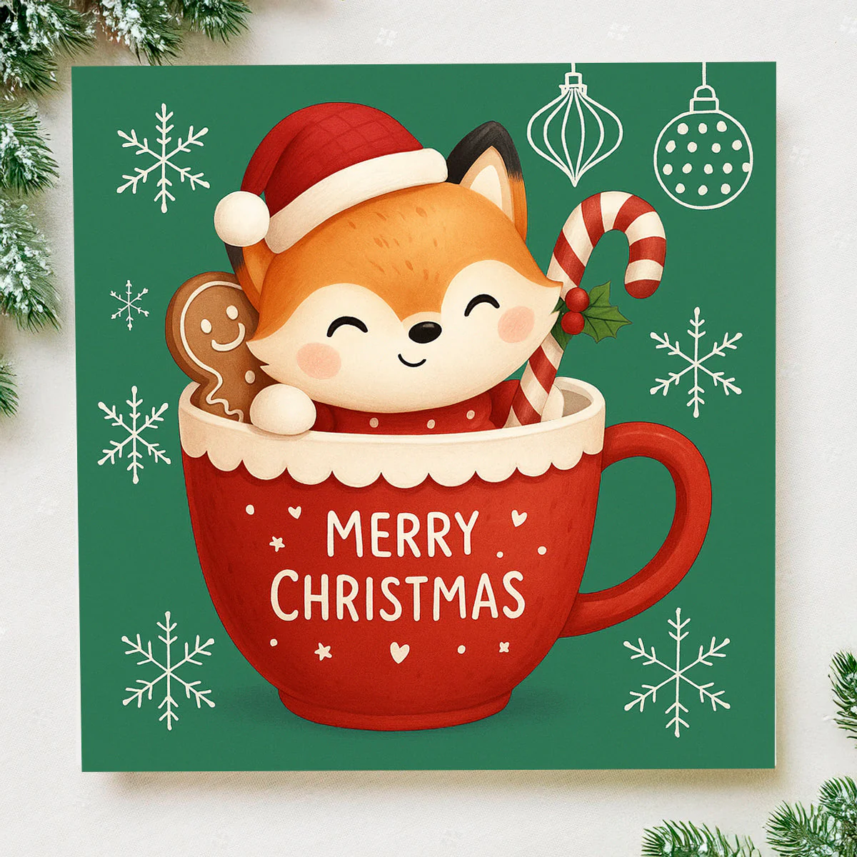 Christmas Festive Greeting Cards - Image 13
