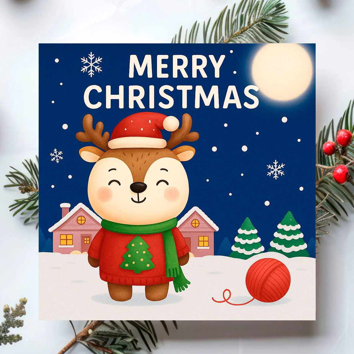 Christmas Festive Greeting Cards - Image 14