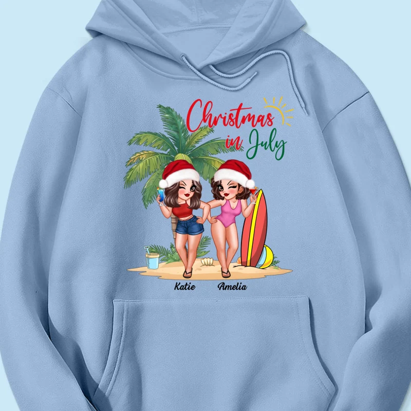 Christmas In July Summer Girls Personalized Shirt - Image 18