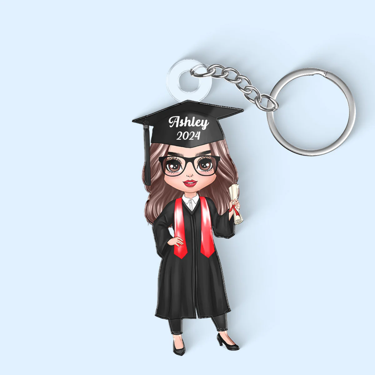 Class Of 2025 Senior Graduation Gift For Daughter Personalized Acrylic Keychain - Image 4