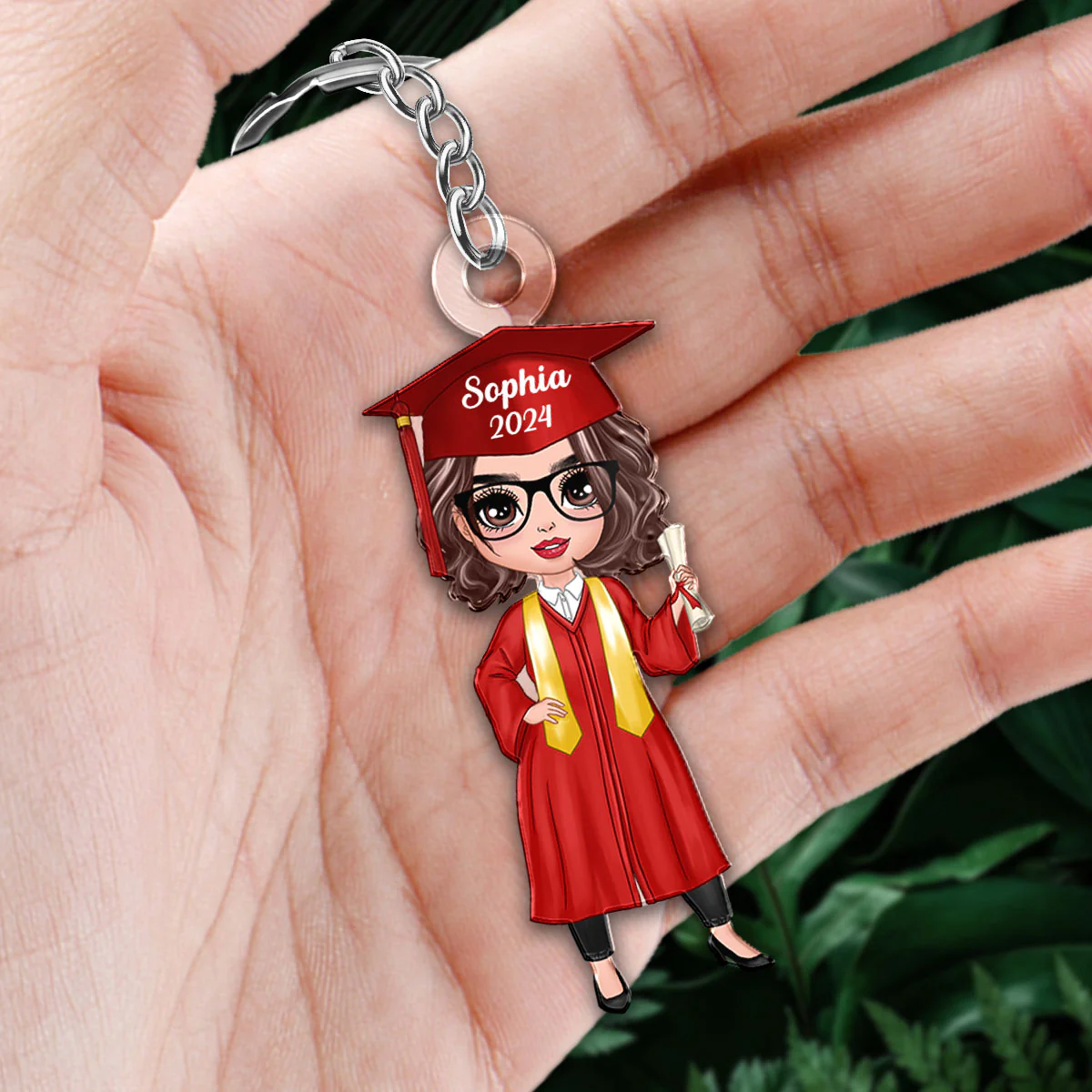 Class Of 2025 Senior Graduation Gift For Daughter Personalized Acrylic Keychain - Image 5