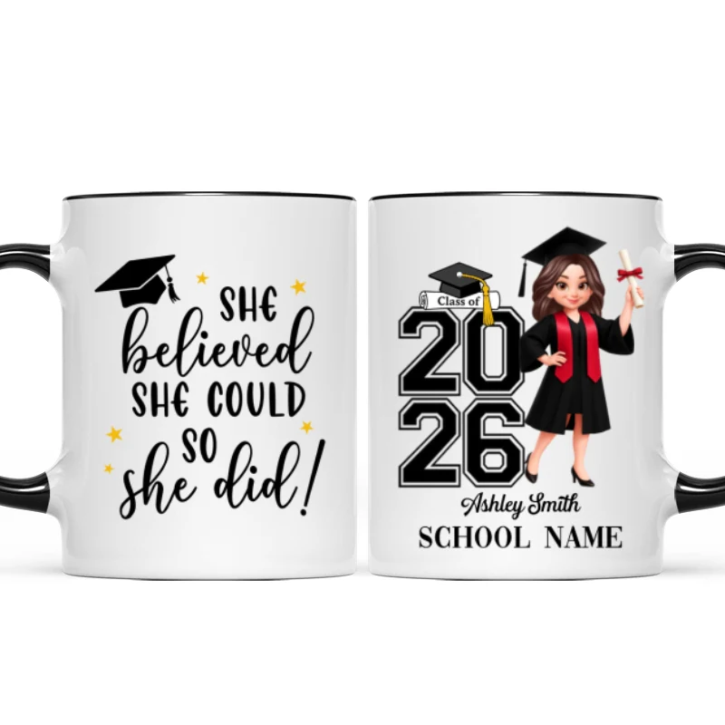 Class Of 2026 2027 Keepsake - Personalized Mug - Graduation Gift For Graduates, Daughter - Image 12