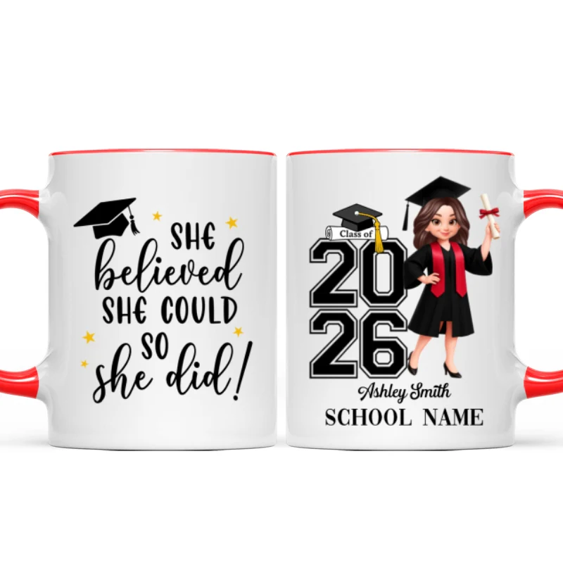 Class Of 2026 2027 Keepsake - Personalized Mug - Graduation Gift For Graduates, Daughter - Image 13