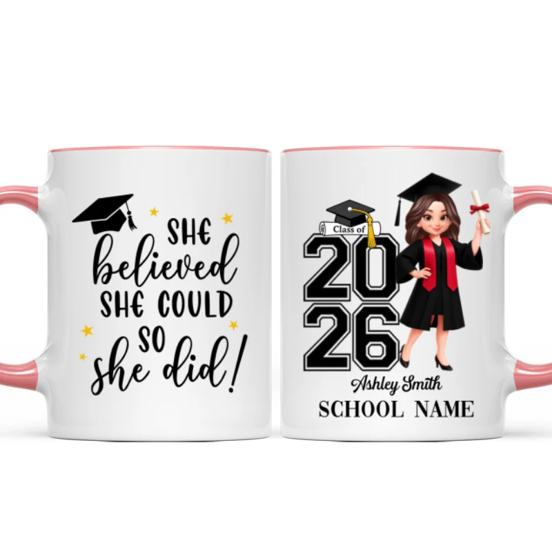 Class Of 2026 2027 Keepsake - Personalized Mug - Graduation Gift For Graduates, Daughter - Image 16