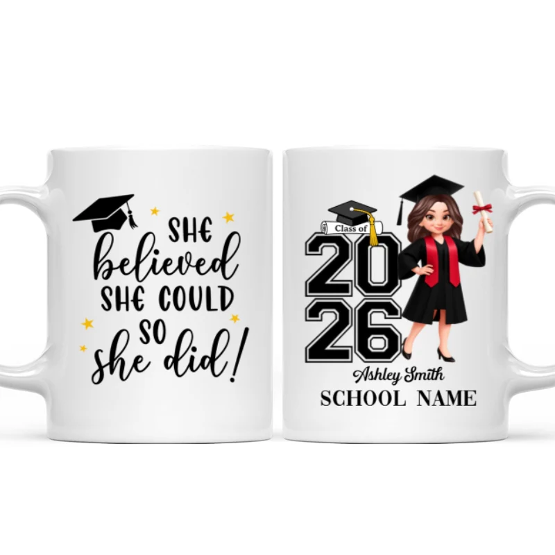 Class Of 2026 2027 Keepsake - Personalized Mug - Graduation Gift For Graduates, Daughter - Image 20