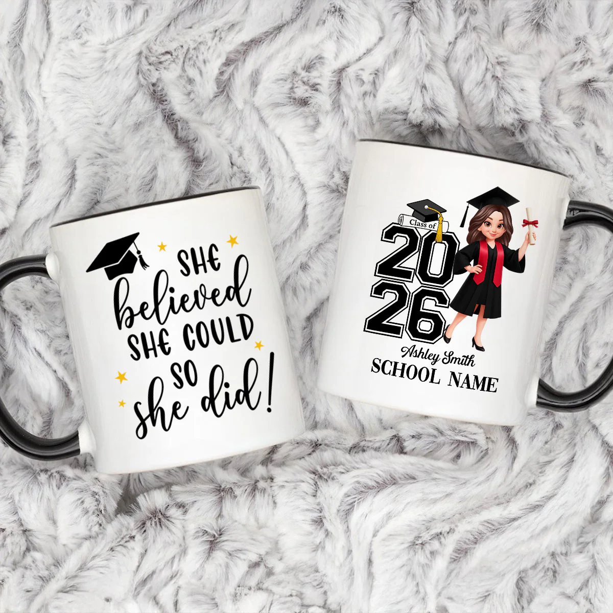 Class Of 2026 2027 Keepsake - Personalized Mug - Graduation Gift For Graduates, Daughter - Image 3