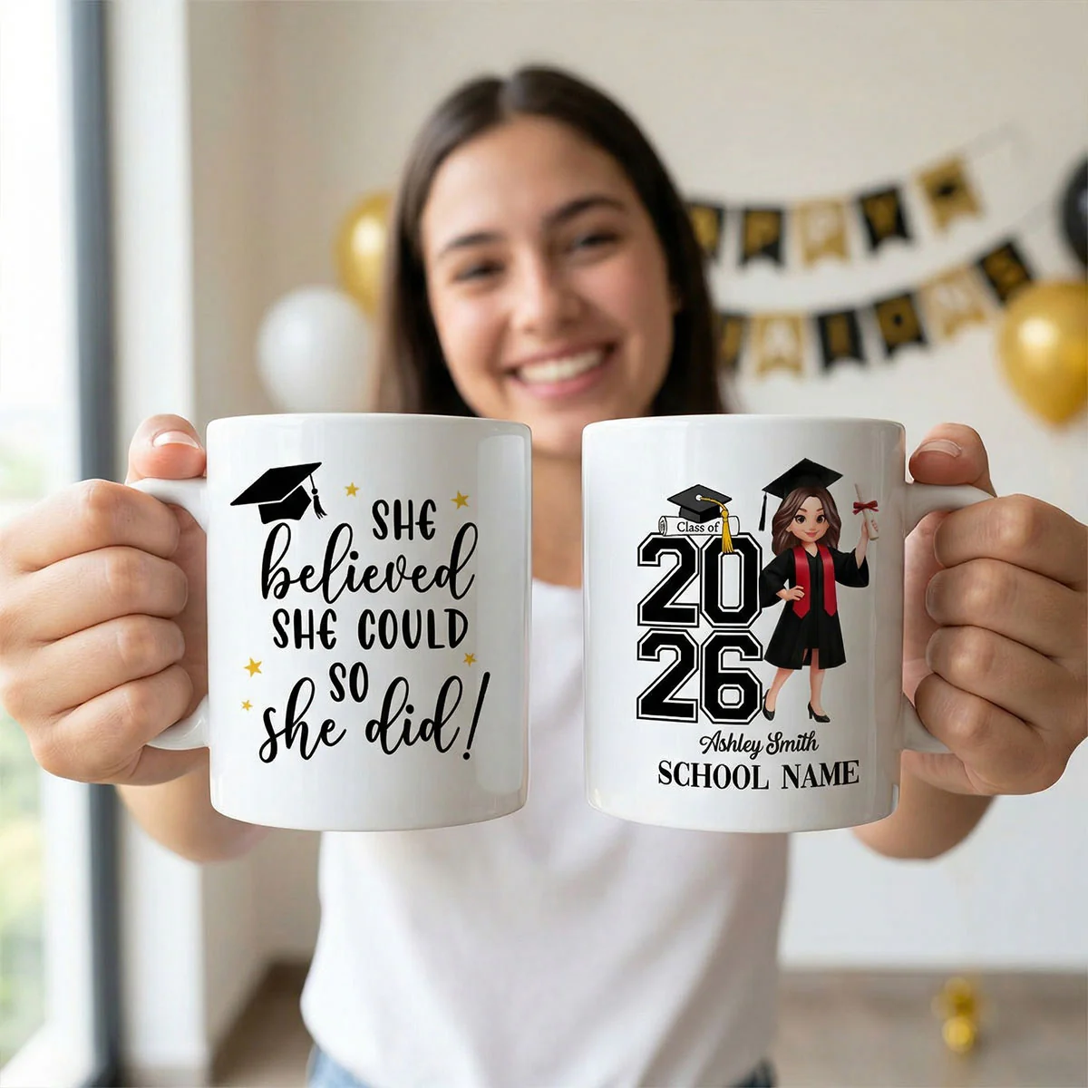 Class Of 2026 2027 Keepsake - Personalized Mug - Graduation Gift For Graduates, Daughter - Image 8