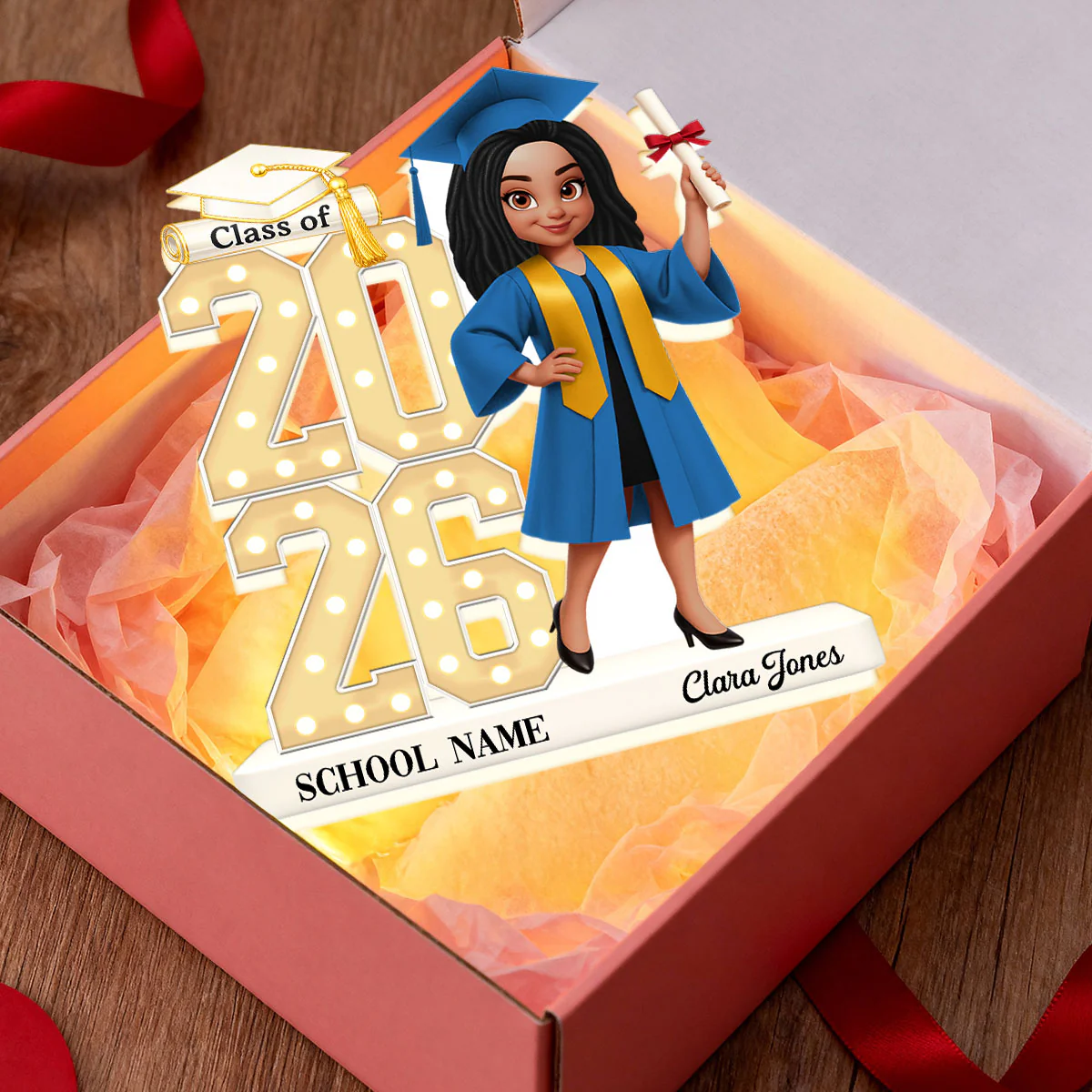 Class Of 2026 2027 Senior 2D Flat - Personalized Light Box - Graduation Gift For Graduates, Daughter, Son - Image 13