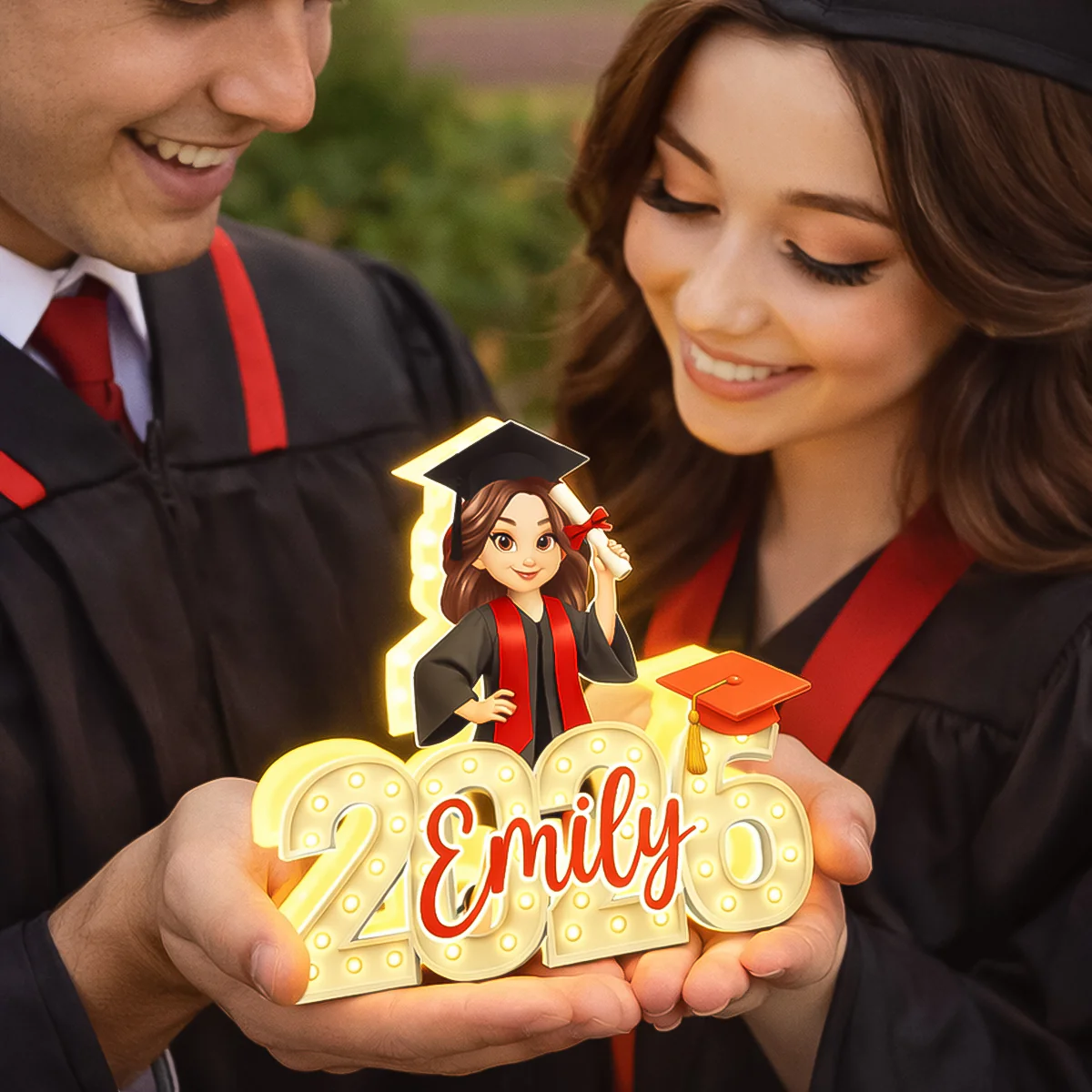 Class of 2026 Graduation Marque Pattern - Personalized Light Box - Gift for Seniors, Daughter, Son, Grandkids - Image 8