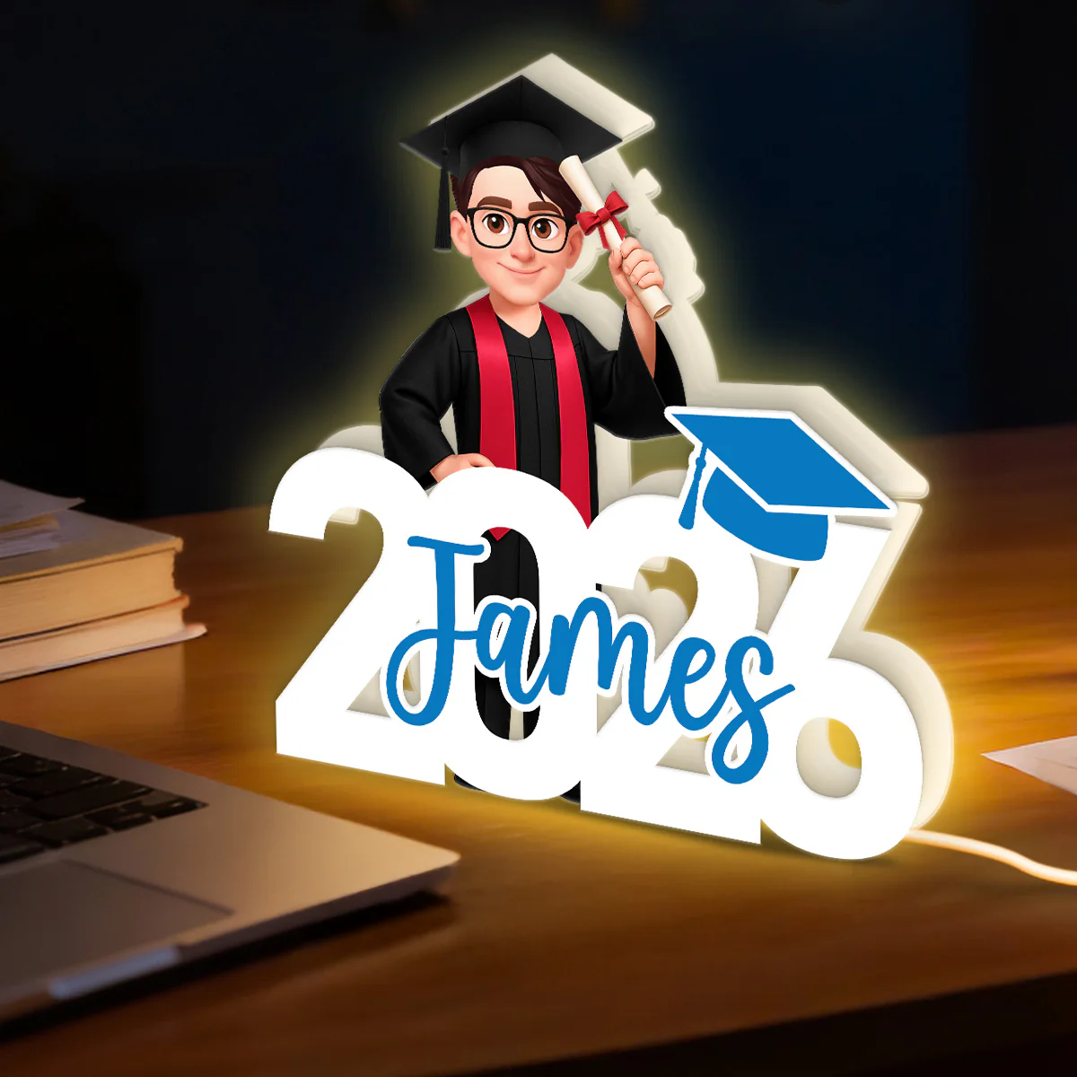 Class Of Graduation Senior - Personalized Light Box - Gift For Graduation Day, Graduation Gift, Keepsake - Image 2