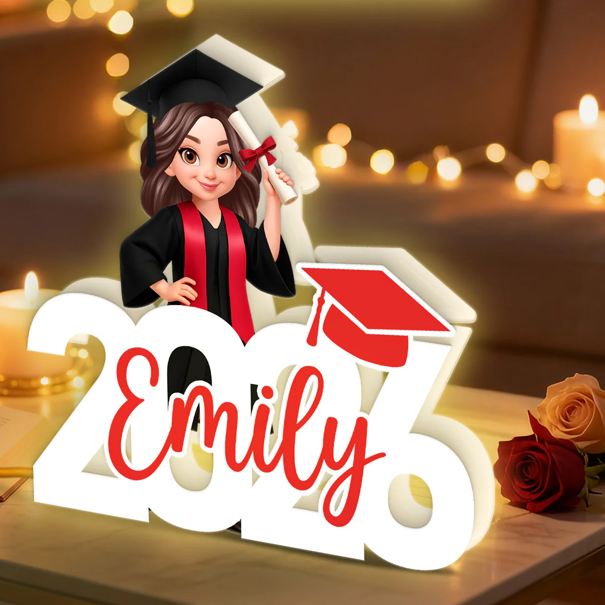 Class Of Graduation Senior - Personalized Light Box - Gift For Graduation Day, Graduation Gift, Keepsake - Image 5