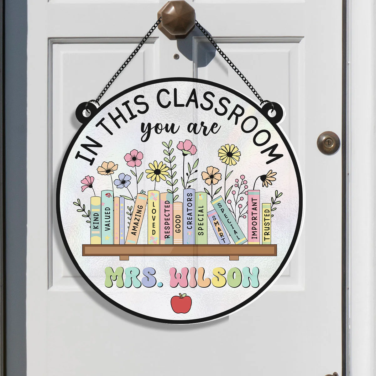 Classroom Decor In This Classroom You Are Personalized Acrylic Suncatcher - Image 4