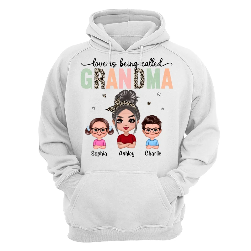 Colorful Leopard Love Is Being Called Grandma Personalized Shirt - Image 13