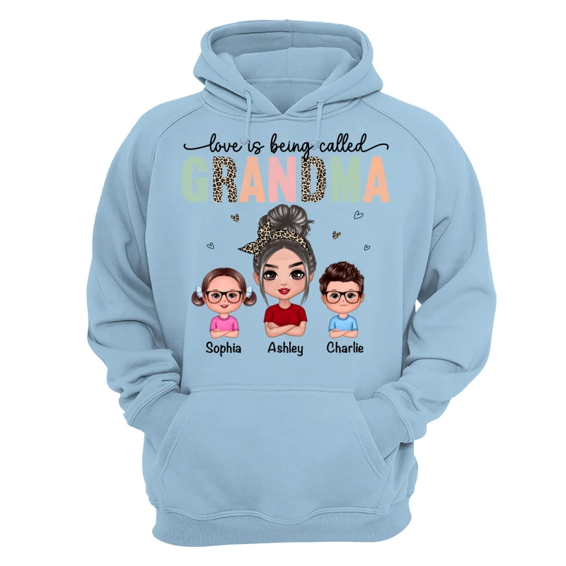 Colorful Leopard Love Is Being Called Grandma Personalized Shirt - Image 16