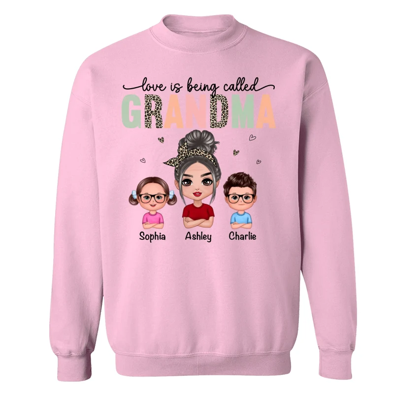 Colorful Leopard Love Is Being Called Grandma Personalized Shirt - Image 19
