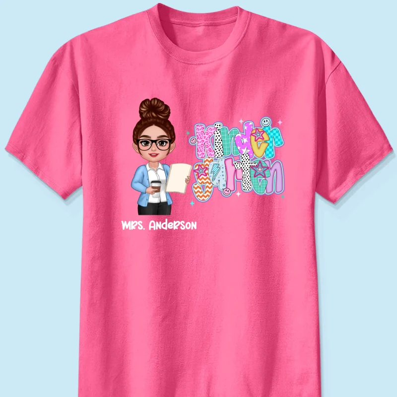 Colorful Preppy Style Teacher Custom Grade Personalized Shirt - Image 11