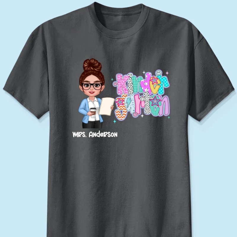 Colorful Preppy Style Teacher Custom Grade Personalized Shirt - Image 12