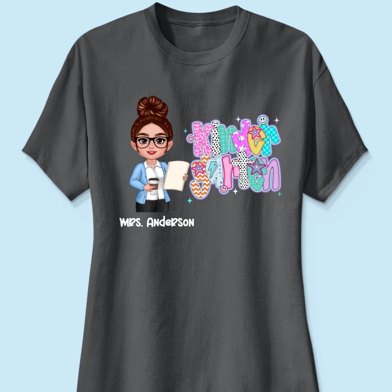 Colorful Preppy Style Teacher Custom Grade Personalized Shirt - Image 13