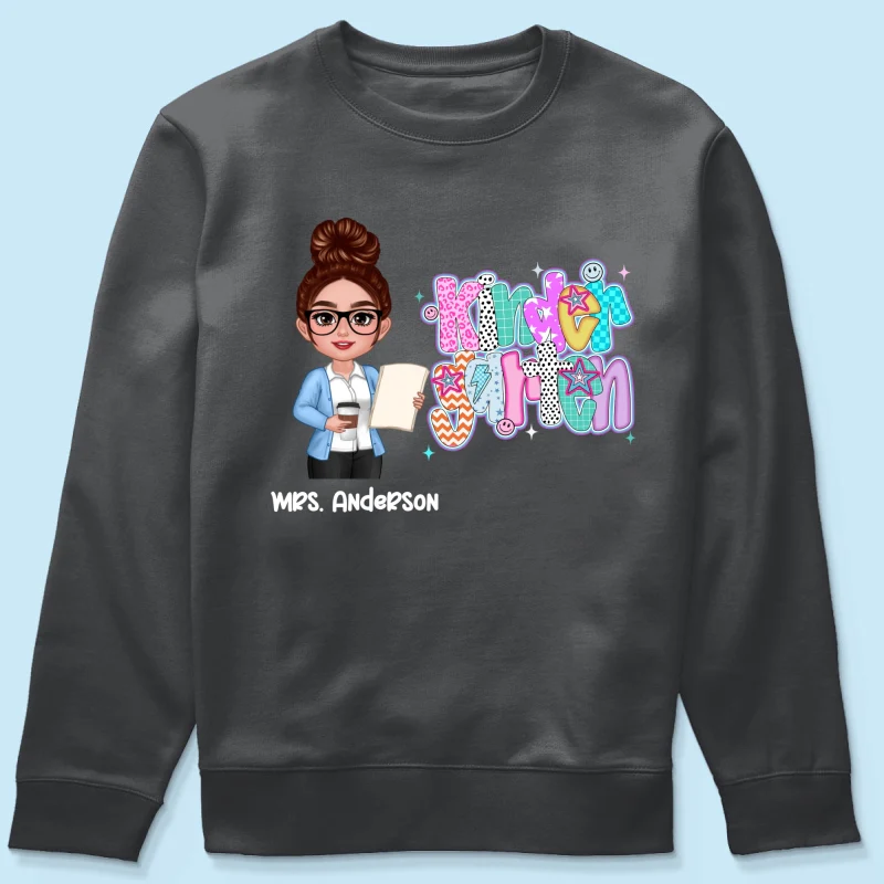 Colorful Preppy Style Teacher Custom Grade Personalized Shirt - Image 16
