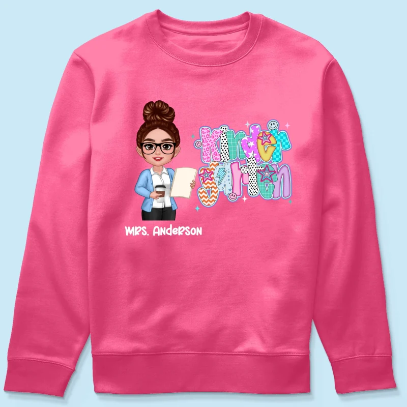 Colorful Preppy Style Teacher Custom Grade Personalized Shirt - Image 17
