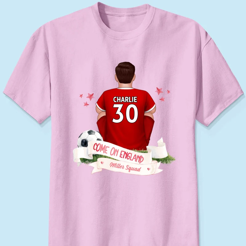 Come On England World Cup 2026 T-Shirt - Personalized Family Matching Shirt - Football Fan Tees - Image 12