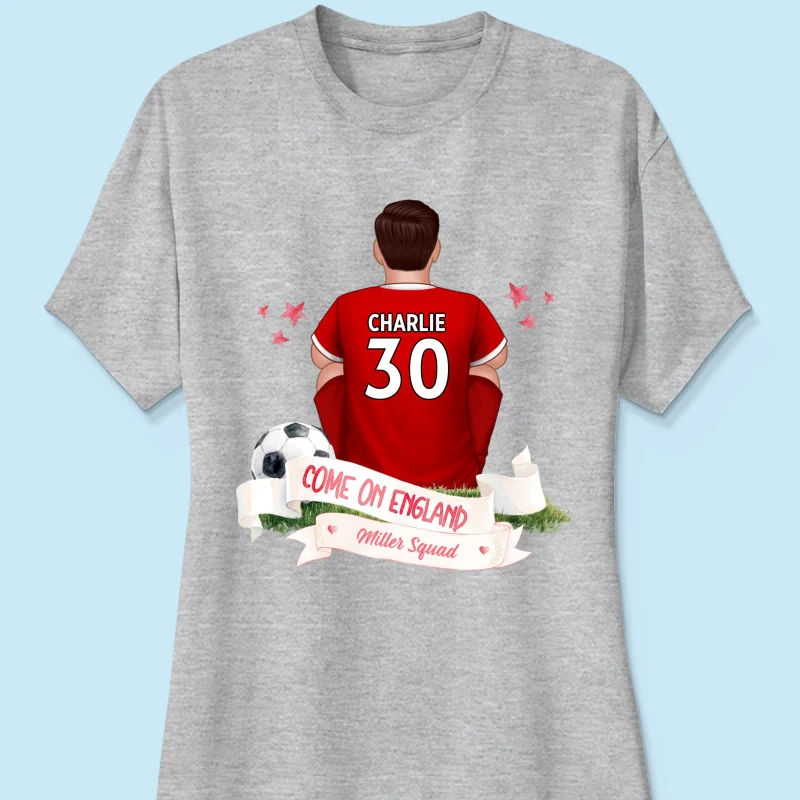Come On England World Cup 2026 T-Shirt - Personalized Family Matching Shirt - Football Fan Tees - Image 15