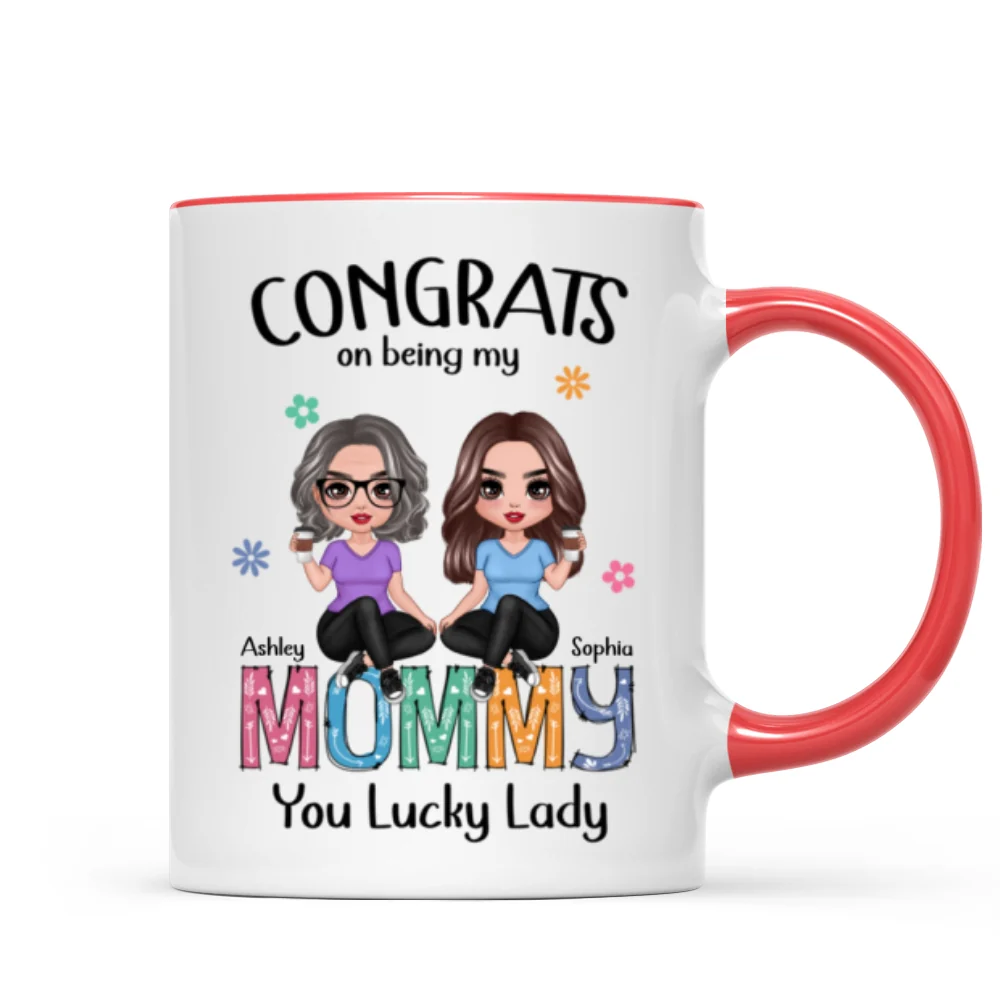 Congrats On Being My Mom Personalized Mug - Image 10