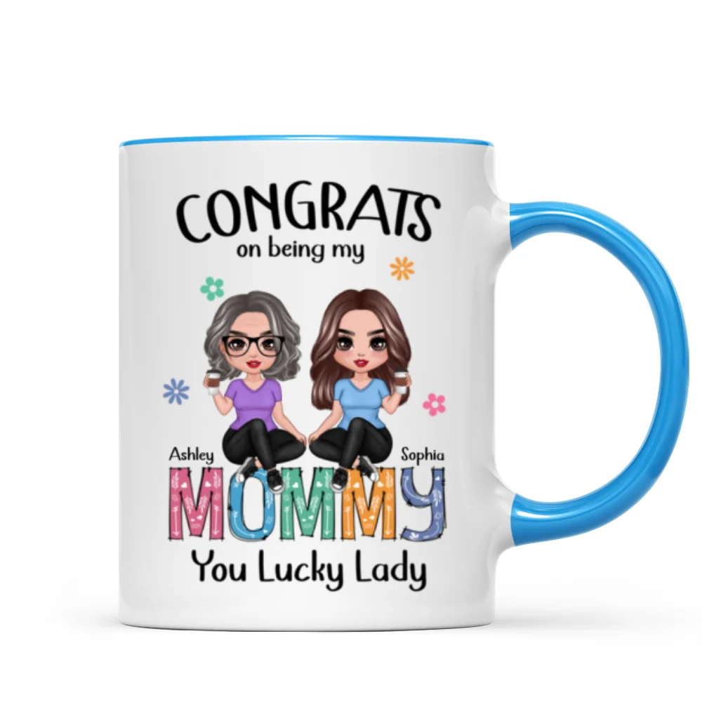 Congrats On Being My Mom Personalized Mug - Image 11