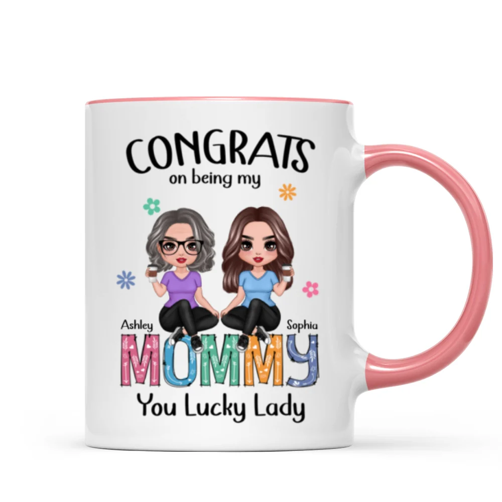 Congrats On Being My Mom Personalized Mug - Image 12
