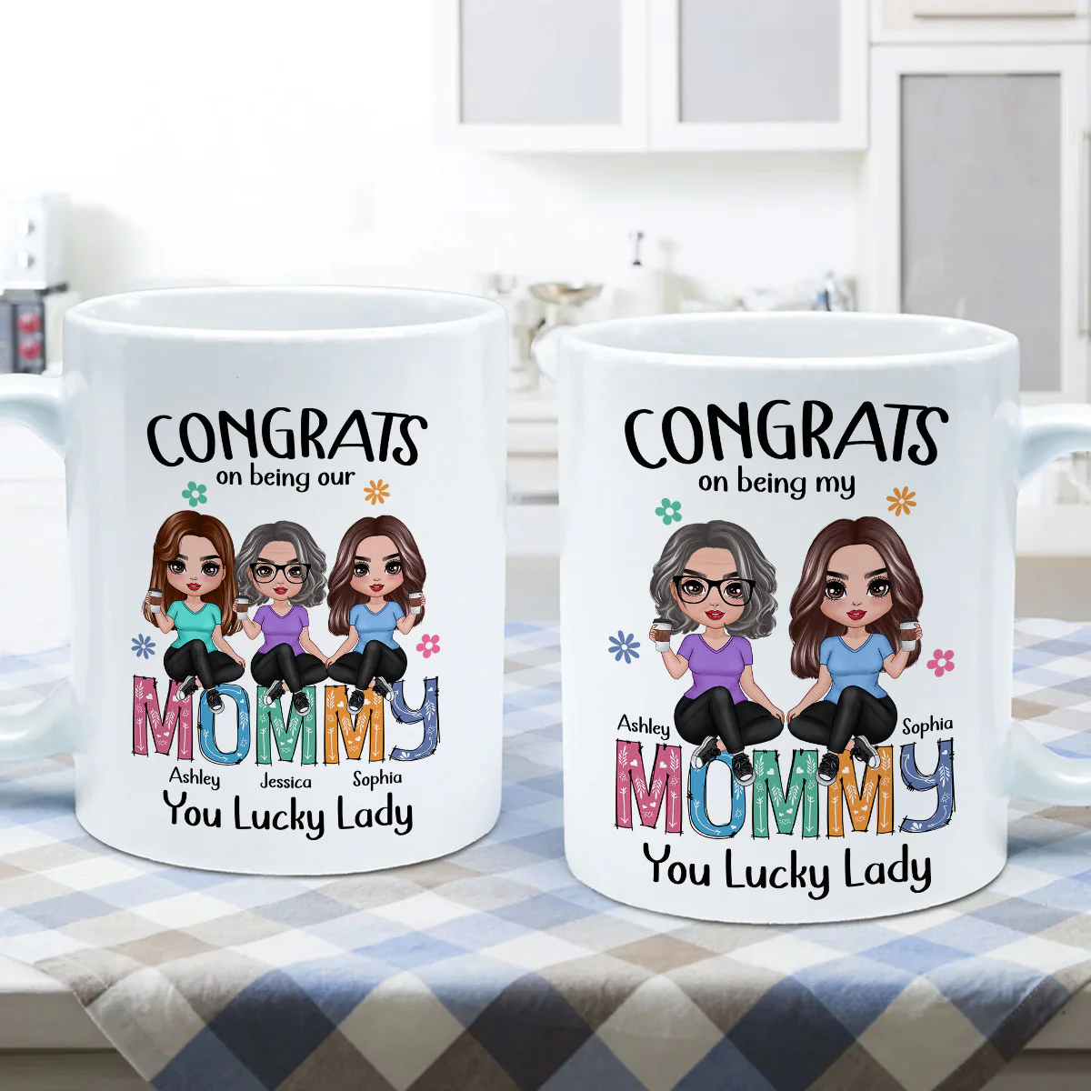 Congrats On Being My Mom Personalized Mug - Image 6