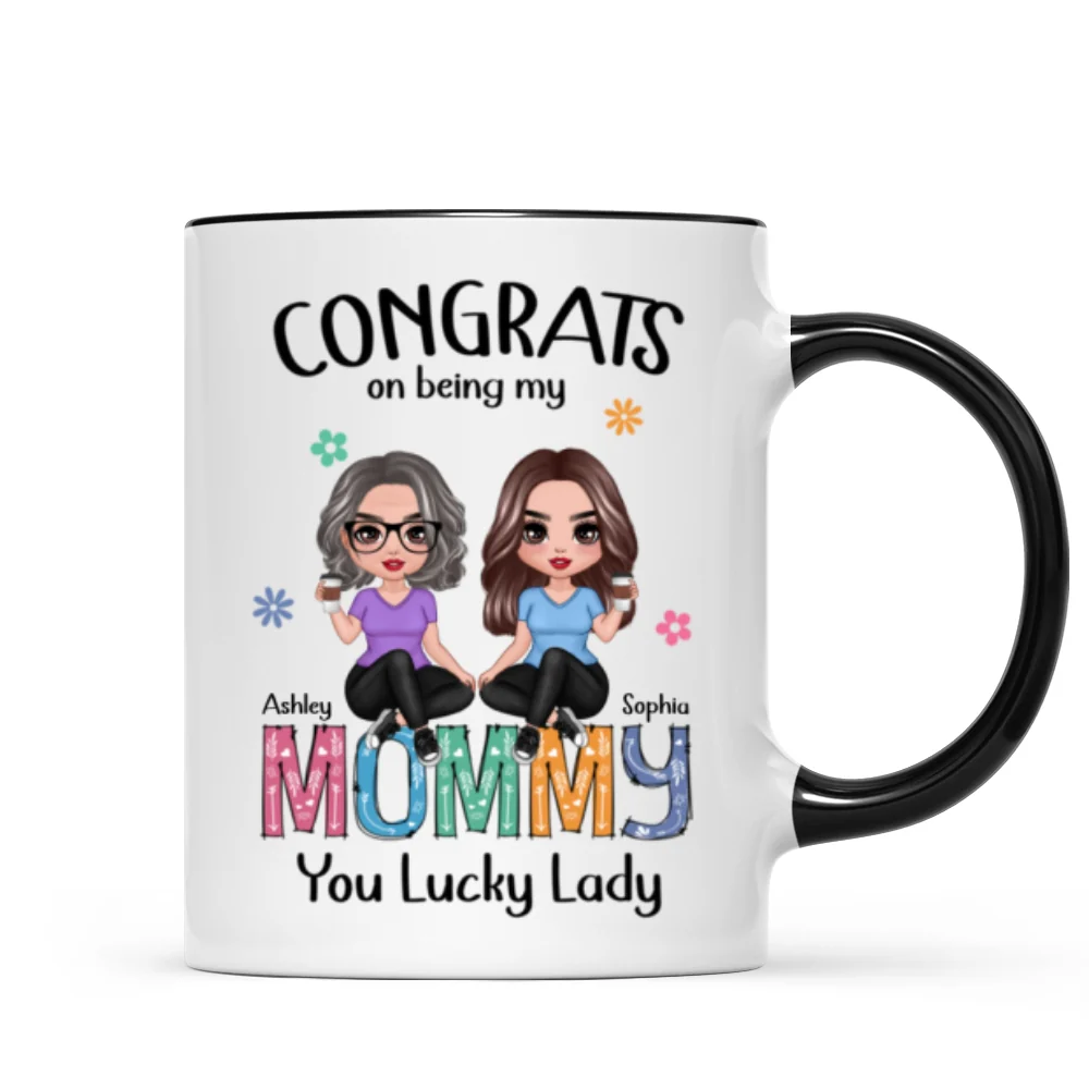 Congrats On Being My Mom Personalized Mug - Image 8