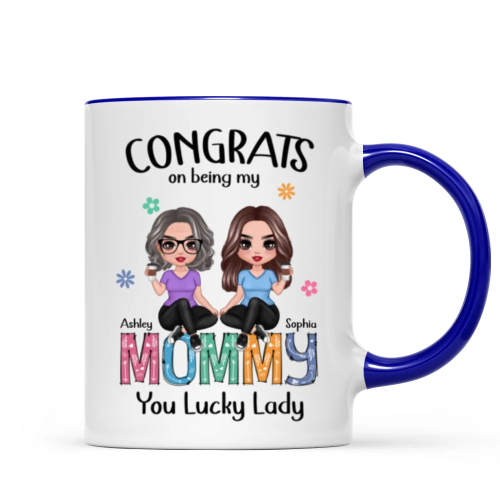 Congrats On Being My Mom Personalized Mug - Image 9