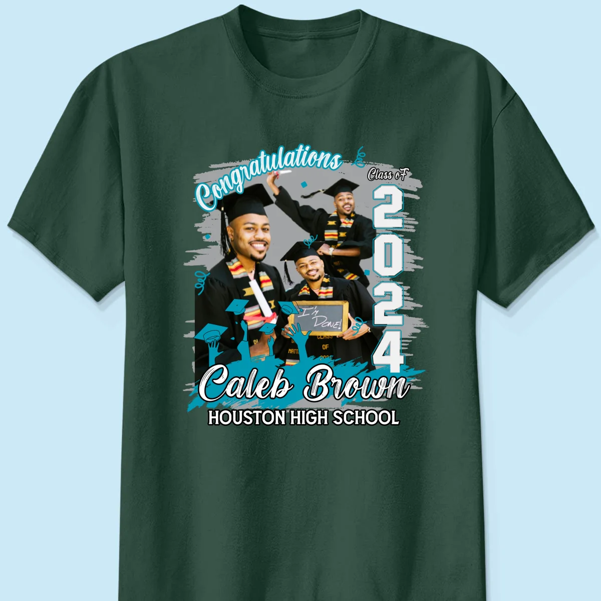 Congratulations Grad 2024 Photo Inserted Graduation Gift Personalized Shirt - Image 10