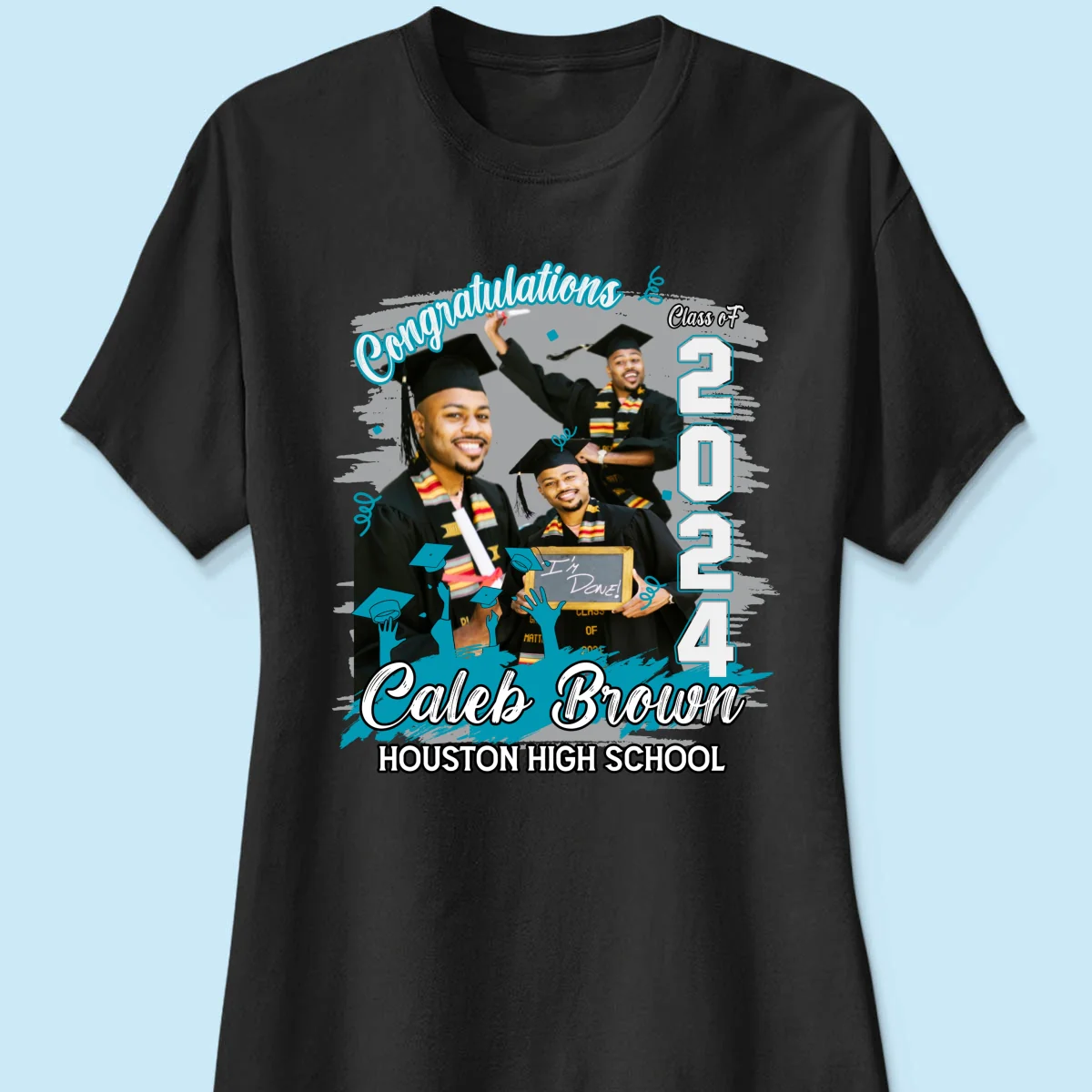 Congratulations Grad 2024 Photo Inserted Graduation Gift Personalized Shirt - Image 11