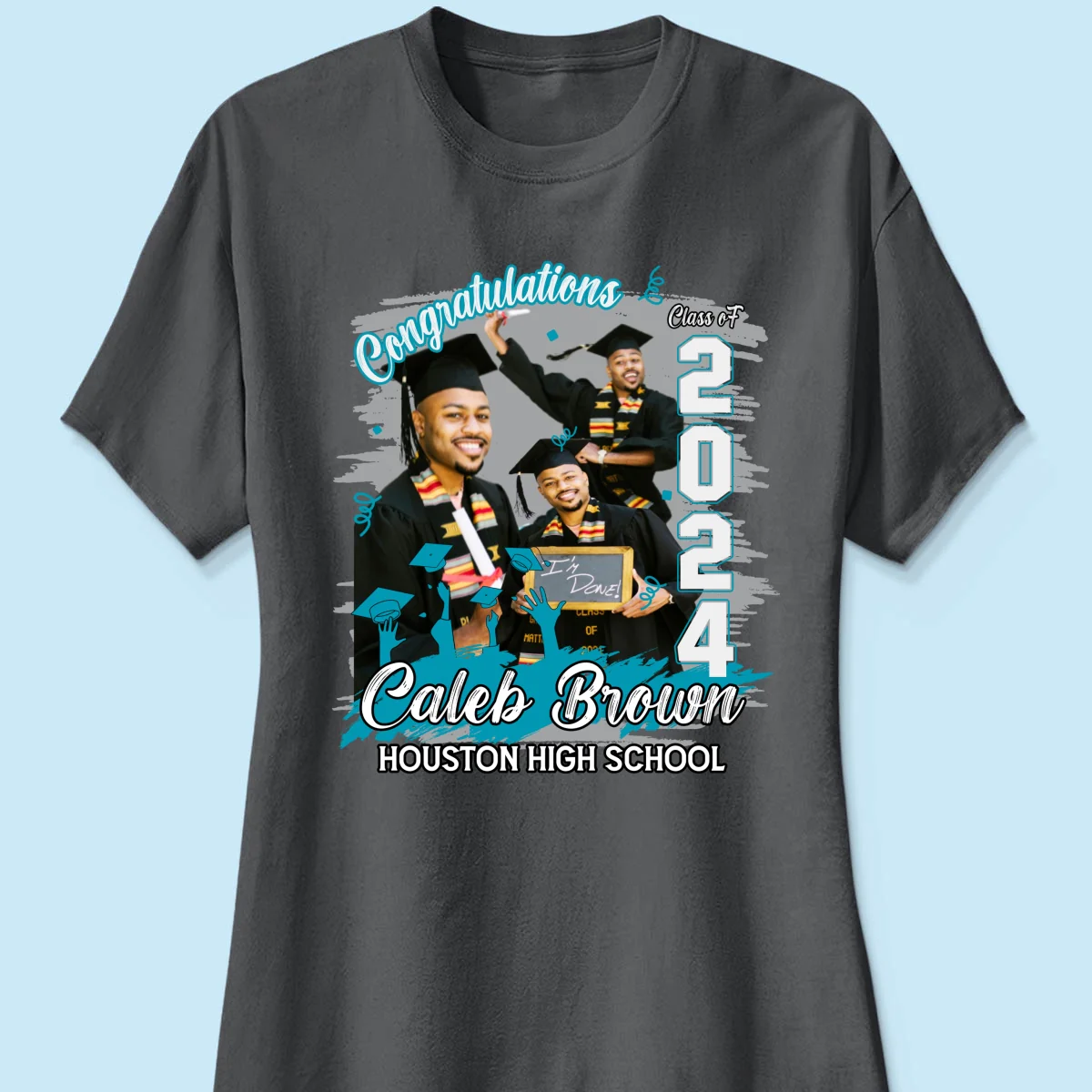 Congratulations Grad 2024 Photo Inserted Graduation Gift Personalized Shirt - Image 13