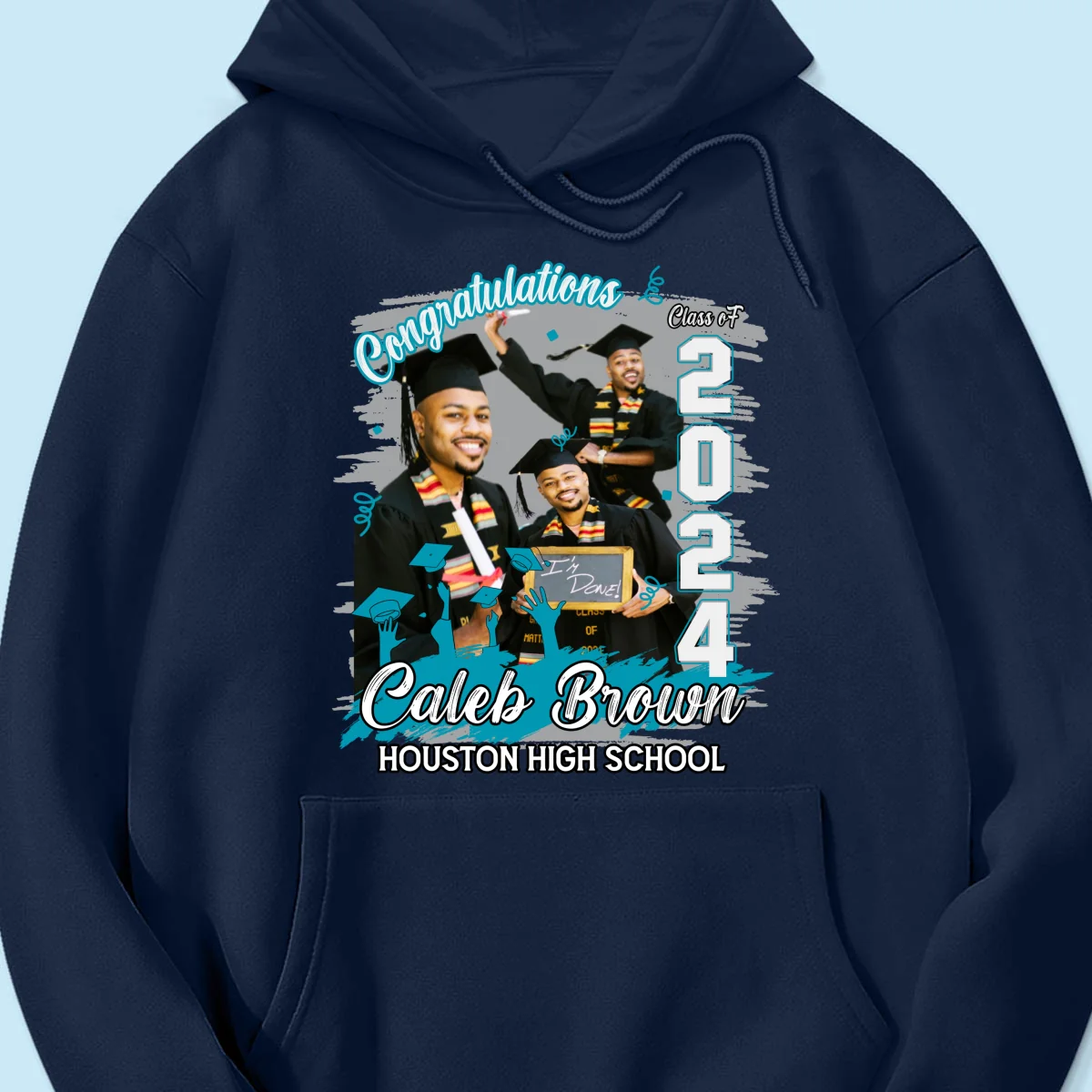 Congratulations Grad 2024 Photo Inserted Graduation Gift Personalized Shirt - Image 15