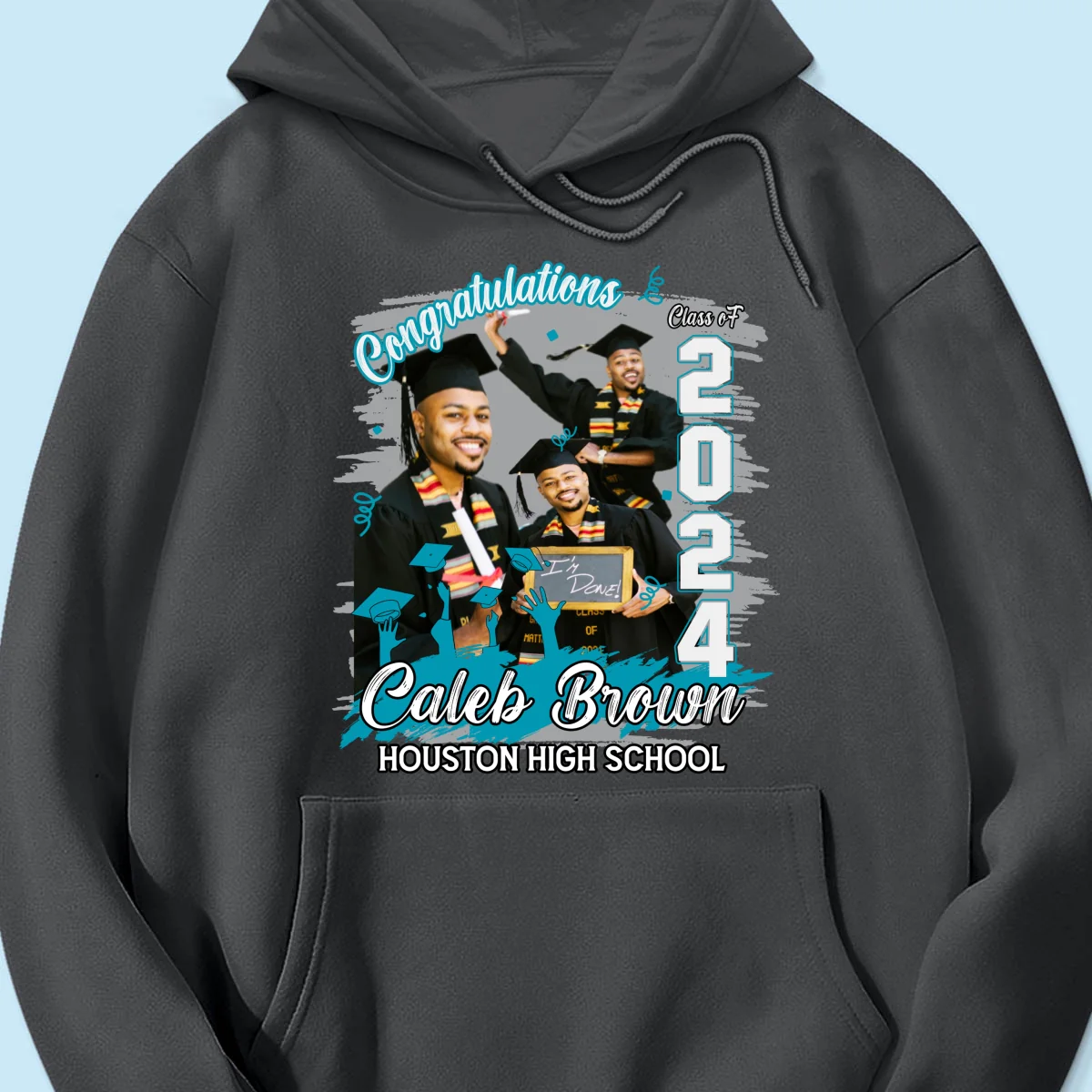 Congratulations Grad 2024 Photo Inserted Graduation Gift Personalized Shirt - Image 16