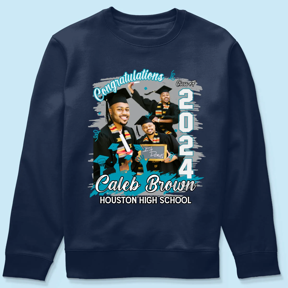 Congratulations Grad 2024 Photo Inserted Graduation Gift Personalized Shirt - Image 19
