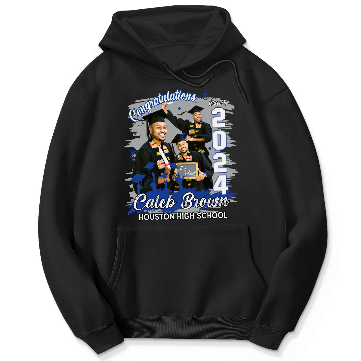 Congratulations Grad 2024 Photo Inserted Graduation Gift Personalized Shirt - Image 5
