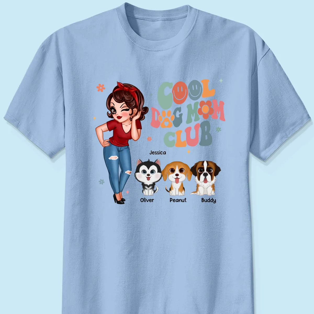 Cool Dog Mom Club Personalized Shirt - Image 10