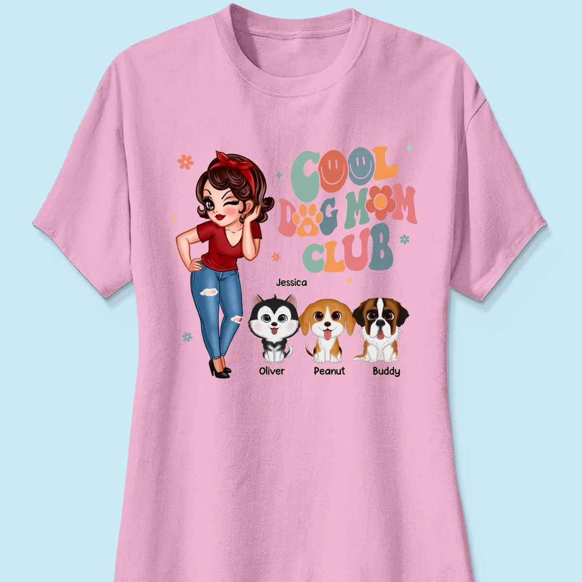 Cool Dog Mom Club Personalized Shirt - Image 13