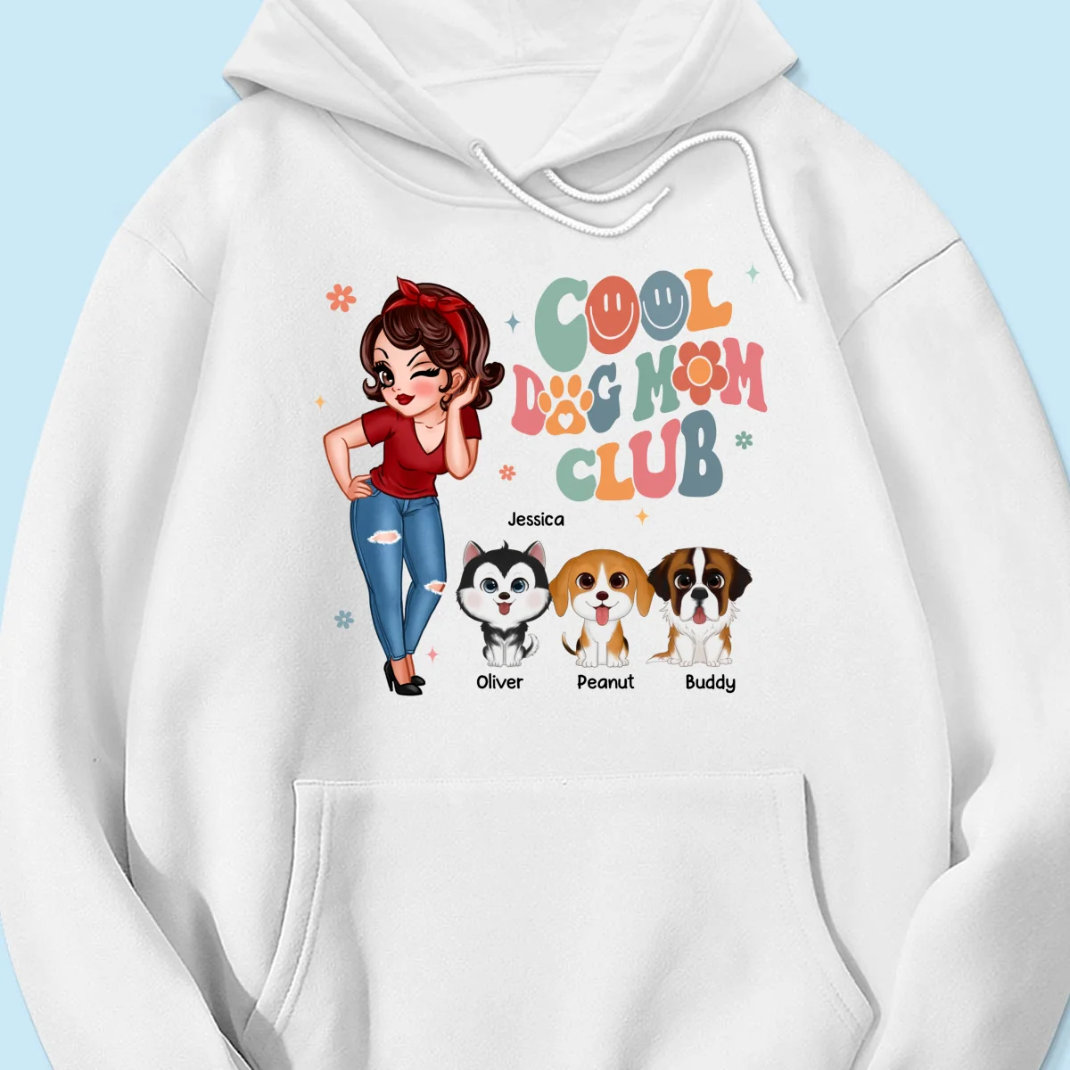 Cool Dog Mom Club Personalized Shirt - Image 15