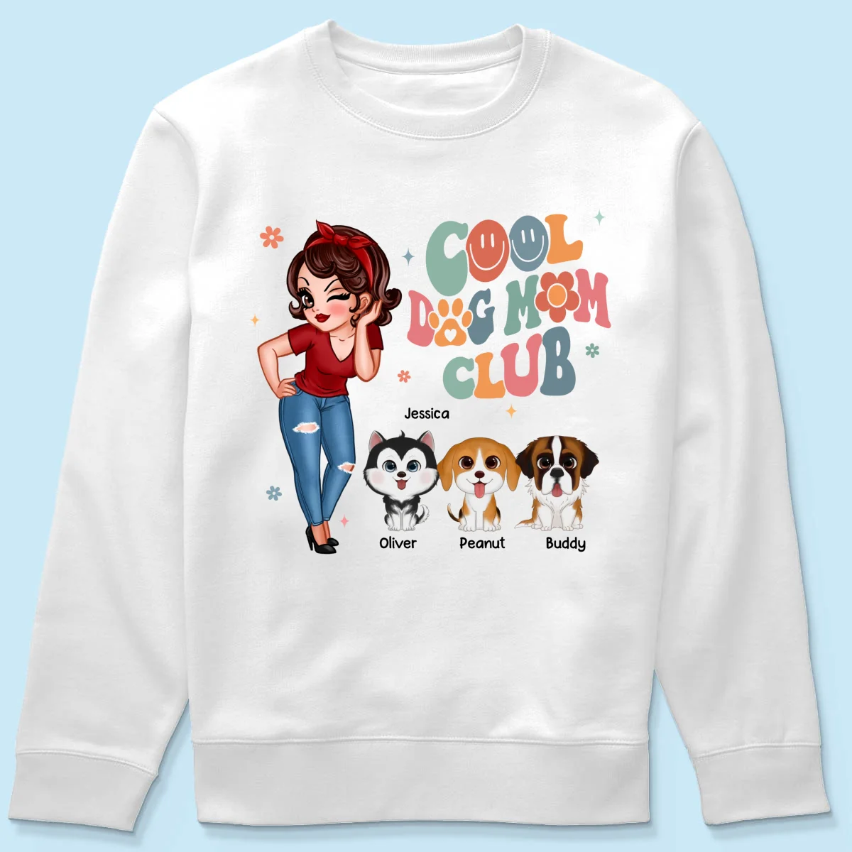 Cool Dog Mom Club Personalized Shirt - Image 19