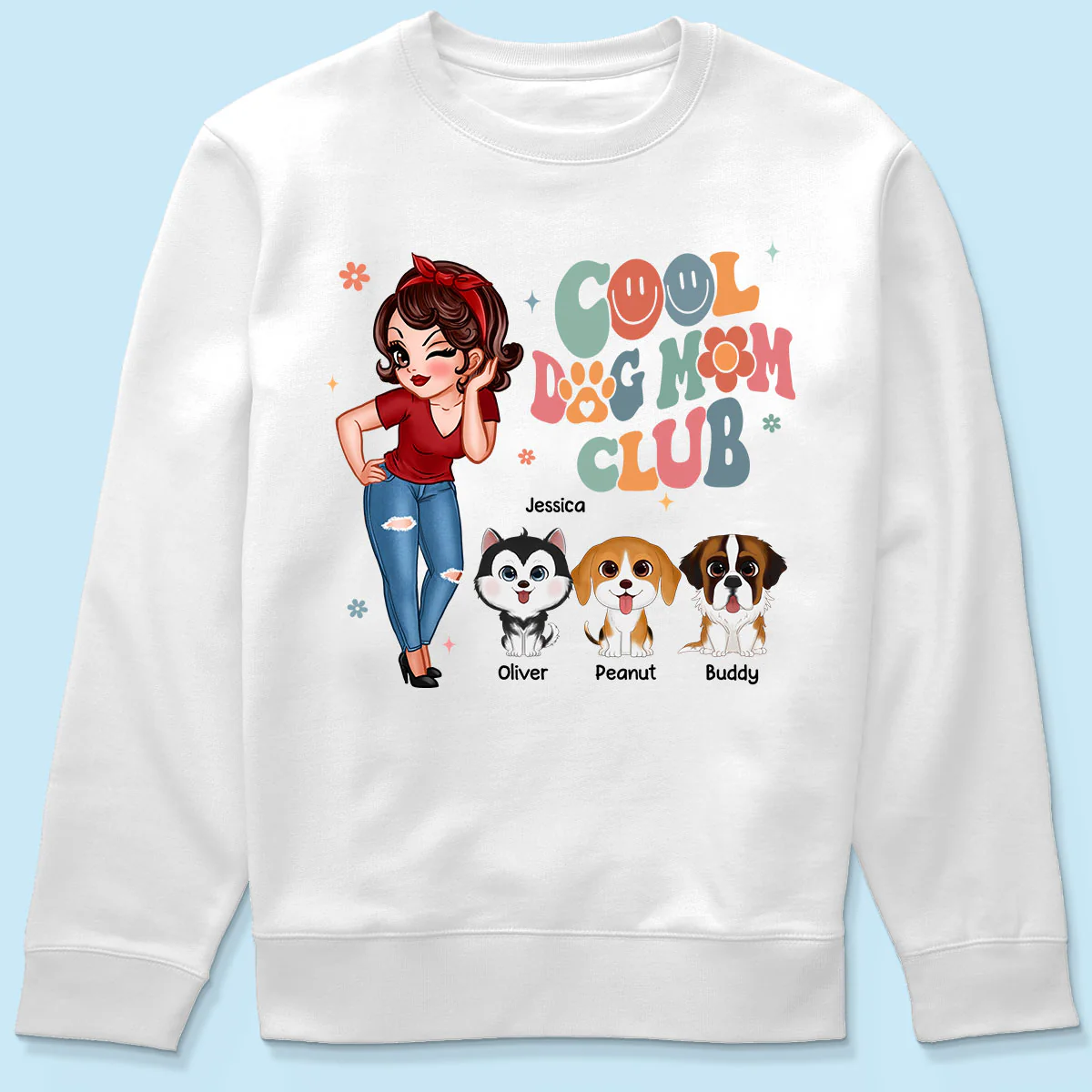 Cool Dog Mom Club Personalized Shirt - Image 6