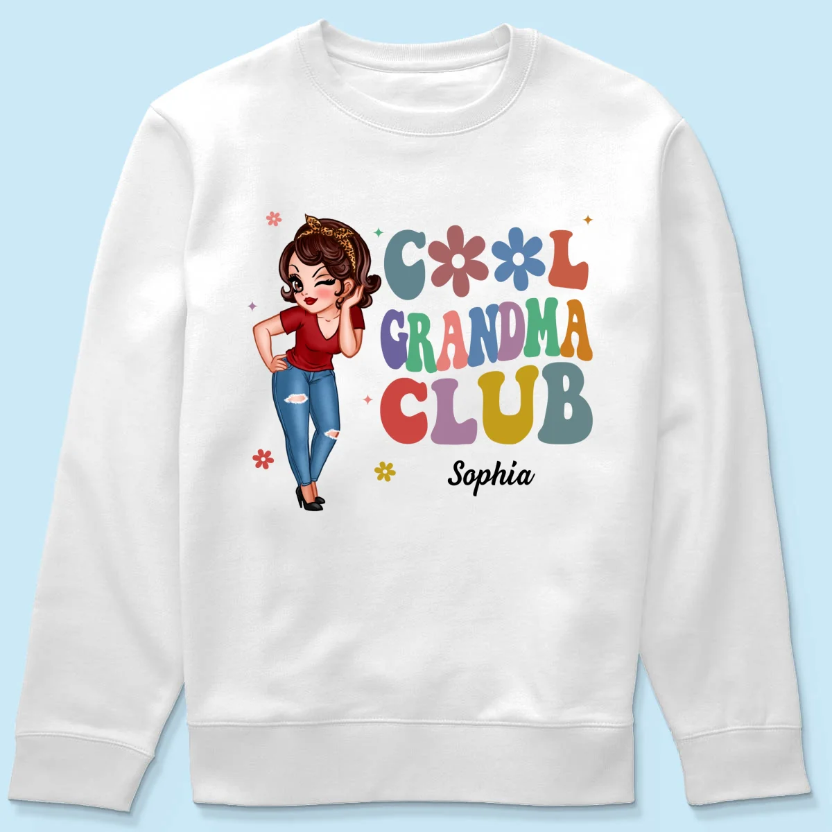 Cool Grandma Club Pretty Woman Personalized Shirt - Image 19
