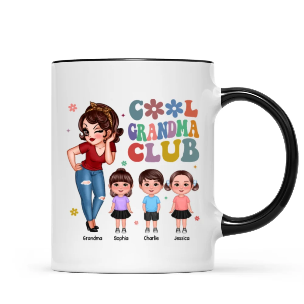 Cool Grandma Club Personalized Mug - Image 7