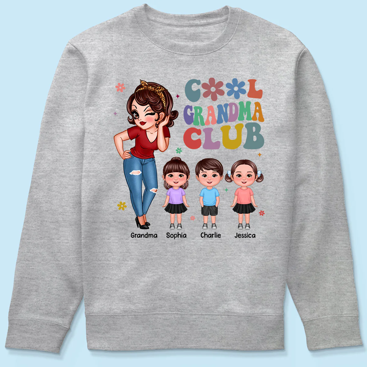 Cool Grandma Club - Personalized Shirt - Gift For Grandma - Image 11