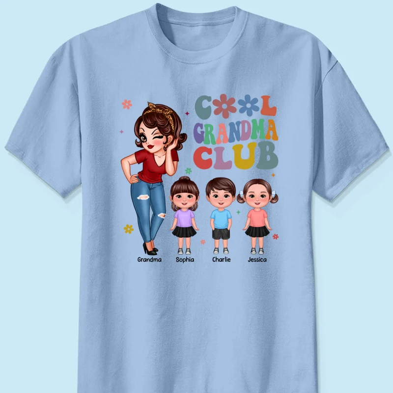 Cool Grandma Club - Personalized Shirt - Gift For Grandma - Image 15