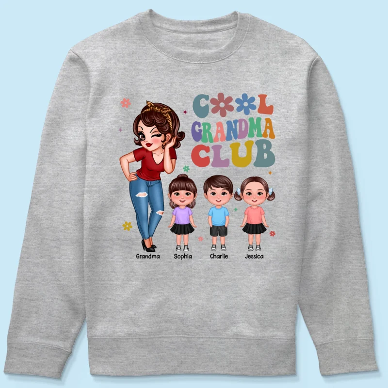 Cool Grandma Club - Personalized Shirt - Gift For Grandma - Image 17